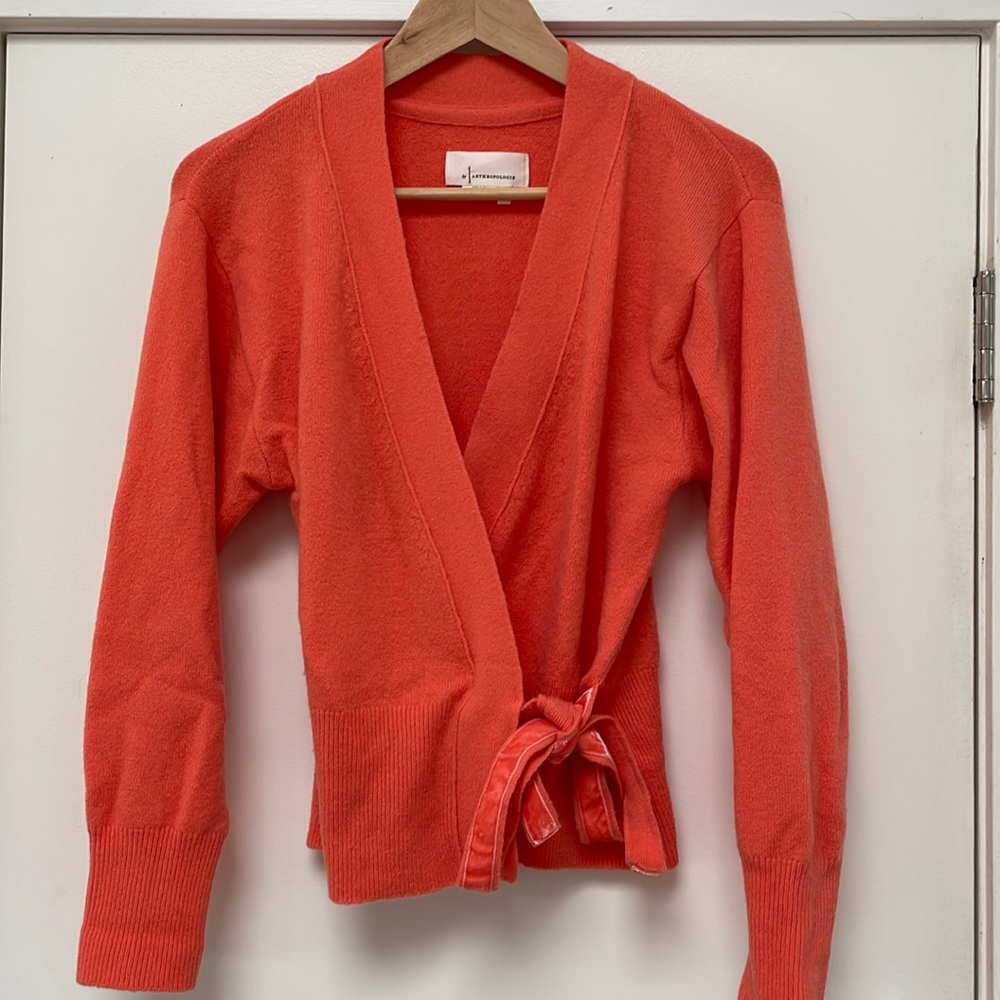 Anthropologie wrap sweater.